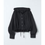 ブラウス シャツ ドロストショートシャツフーディ/650633 レディース