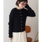 カーディガン ケーブルニットカーディガン レディース