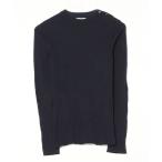 「SHIPS any」 長袖ニット ONE SIZE ネイビー レディース