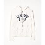 ショッピングAbercrombie 「Abercrombie&Fitch」 ジップアップパーカー S ホワイト レディース