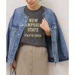 ショッピング綿100 tシャツ ラグランスリーブカレッジロングスリーブTEE レディース