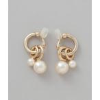 イヤリング リングパールイヤリング レディース