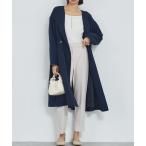 ノーカラーコート コート 「春アウター」ノーカラーコート/通勤/きれいめ/ロング/セミオケ/春服 レディース