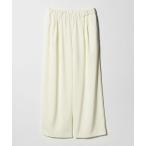 ショッピングワイドパンツ スラックス パンツ クリーン サテン ワイドパンツ ‐ウォッシャブル‐ レディース