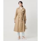 トレンチコート コート コットンギャバ トレンチコート レディース