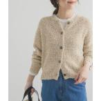 カーディガン メランジニットカーディガン レディース