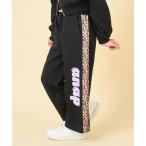 パンツ ヒョウ柄 ライン ジャージ �