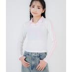 ブラウス シャツ レースラインエリ�