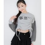 ランダムワッペン 前シャーリング スウェット キッズ 子供服 女の子