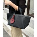 ショッピングハート ショルダーバッグ バッグ ハートチャーム付トートバッグ レディース