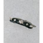 ショッピングmetal ヘアクリップ 「TOGA PULLA/トーガプルラ」Metal leather barrette small/メタルレザーバレッタスモール