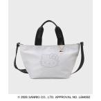 ハンドバッグ 「ハローキティ」2WAY立体フェイスプリントミドルバッグ