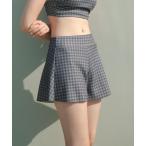 水着 サーフショーツ チェック柄 A スイムウェア / 水着 レディース