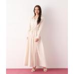 ワンピース ブライトローンロングシャツワンピース