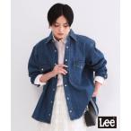 ショッピングウエスタン デニムジャケット gジャン 「Lee別注」ウエスタンシャツデニムジャケット「洗濯機OK」 レディース
