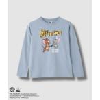 tシャツ 「TOM＆JERRY /トムとジェリー 」キャラクター 長袖Tシャツ  バーシブルスパンコール キッズ 子供服 男の子 女の子