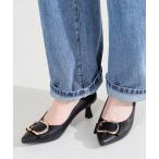 パンプス 2026春夏新作変形 リボン モチーフ ヒール パンプス /61117