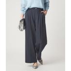 パンツ 「結論シリーズ」ニーハイワイドパンツ「size SHORT/TALLあり」 レディース