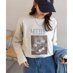 tシャツ 「SS先行予約」フォトロゴプリントロンT レディース