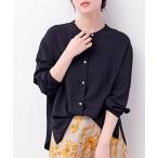 ブラウス シャツ 2WAYジョーゼットギャザースリーブブラウス レディース