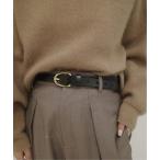  ремень [ дополнение 8]SLOBE раунд пряжка кожаный ремень женский 