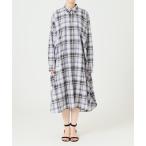 「Spick & Span」 シャツワンピース FREE グレー レディース