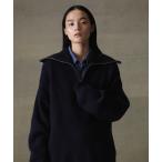 [ADAM ET ROPE'] длинный рукав вязаный M темно-синий мужской 