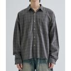 シャツ Fringe check shirts / フリンジチェックシャツ メンズ レディース