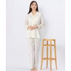 パジャマ ルームウェア 綿100%(本体)　パジャマ　長袖　長ズボン レディース