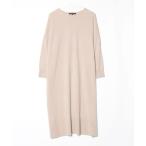 「23区」 ニットワンピース 38 ベージュ レディース