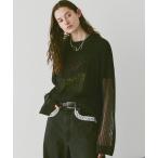 「soerte」 長袖ニット 2 ブラッ