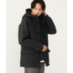 「BEAMS HEART」 ダッフルコート LARGE チャコールグレー メンズ