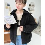 「moment+」 ブルゾン M ブラッ