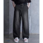 「SERACE」 デニムパンツ L ブラ