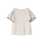 「NATURAL BEAUTY BASIC」 半袖ブラウス SMALL ベージュ レディース