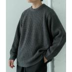 [ITEMS URBANRESEARCH] длинный рукав вязаный SMALL угольно-серый мужской 