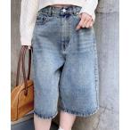 ジーンズ デニム デニムパンツ デニムハーフパンツ レディース