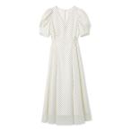 ワンピース パフスリーブドットワンピース