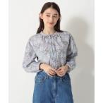 ブラウス シャツ くるみブラウス/リバティプリント レディース