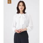 ブラウス シャツ 「L」「ウォッシャブル・UV・防しわ」ストレッチジョーゼットブラウス レディース