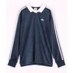 tシャツ adidas/アディダス ベロア ポロ ロングスリーブ レディース