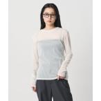 tシャツ 「MARW UNITED ARROWS」シアー ロングスリーブ カットソー レディース