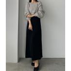 「Louere」 長袖ニット LARGE グレー レディース