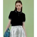 「MAISON SPECIAL」 半袖ポロシャツ FREE ブラック レディース