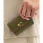 「COACH」 財布 ONE グリーン系その他 レディース
