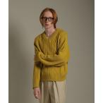 「LURAKU」 長袖ニット MEDIU