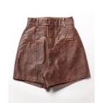 「EMODA」 ショートパンツ MEDIUM ブラウン レディース