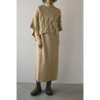「STYLEMIXER」 コンビワンピース MEDIUM ベージュ レディース