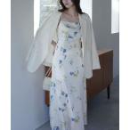 ワンピース ブルームバックリボンキャミドレス