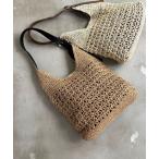 かごバッグ カゴバッグ ニュアンスバックルワンショルダーバッグ